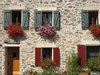 Window boxes and shutters in the village of Bula d'Amunt
